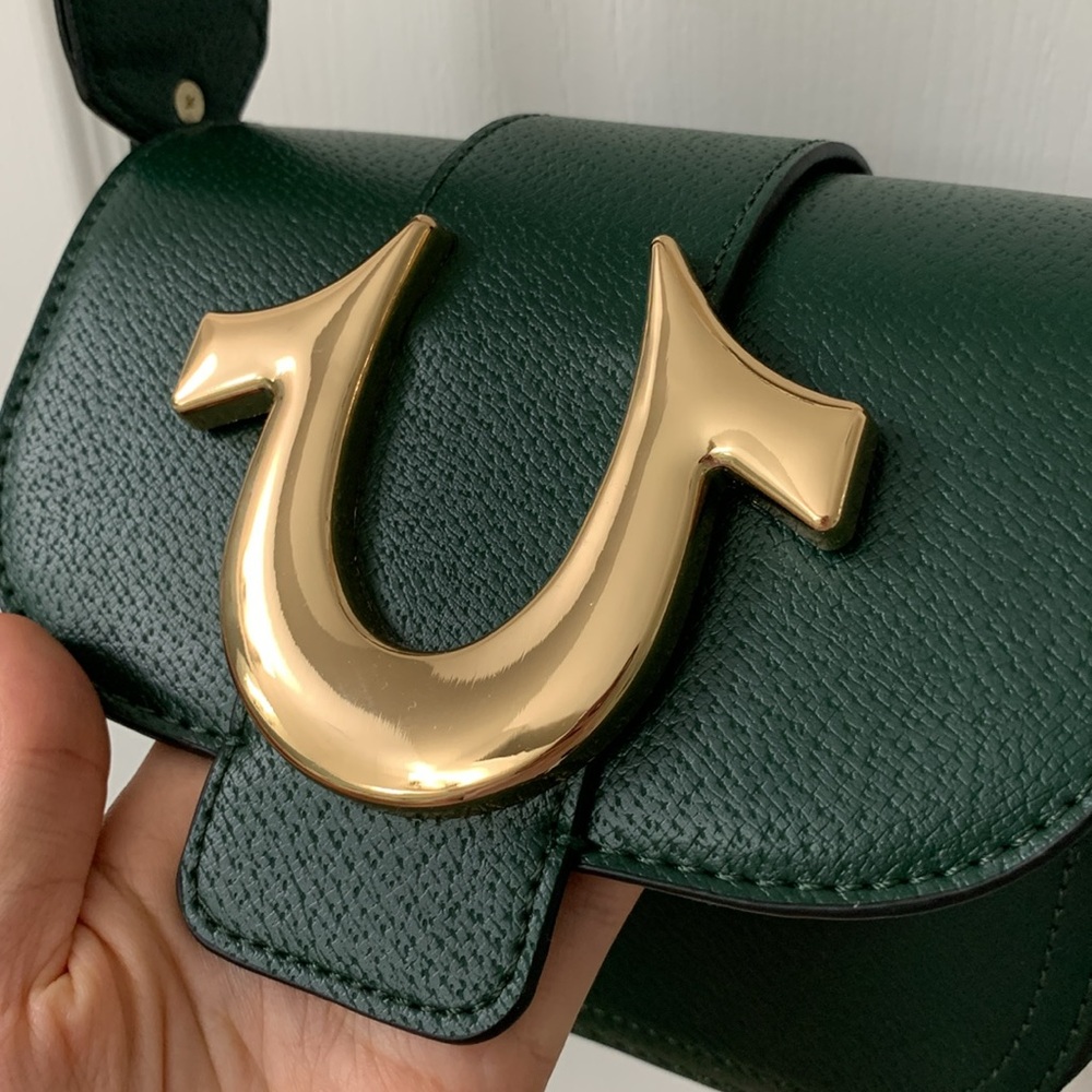 Deep Green True Religion Mini Crossbody Bag - Picture 17 of 17